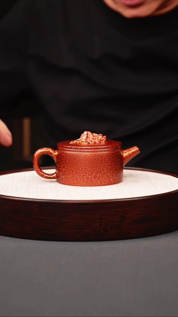茶壶紫砂汉瓦贝壳烧