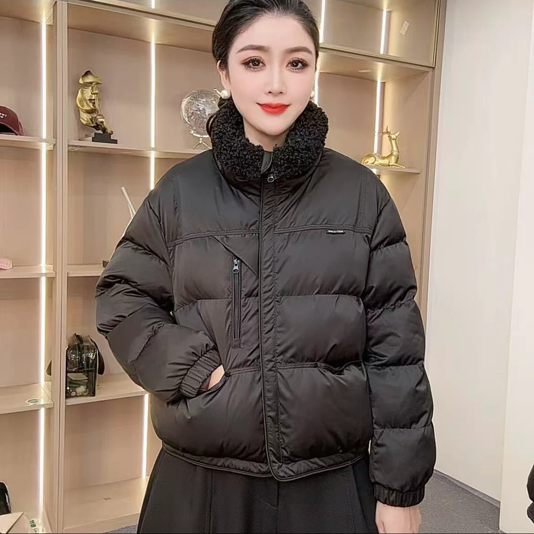 【众帆女装3】厚款常规女宽松型女款小个子休闲冬季保暖棉服