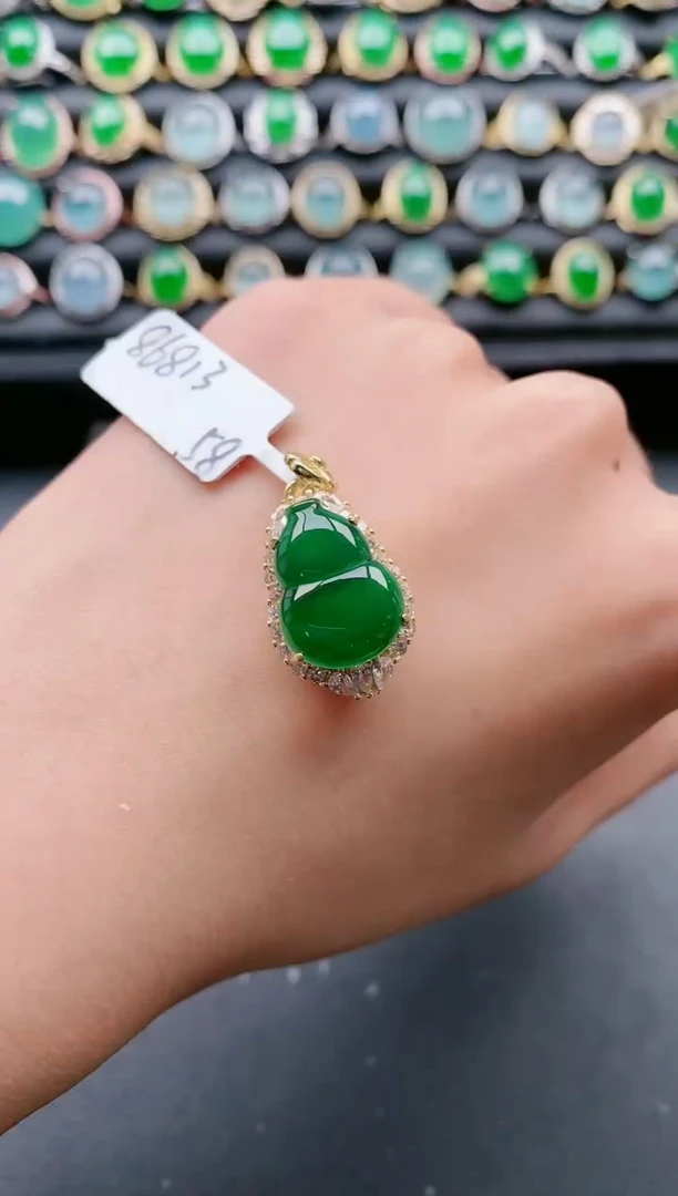 【闪购商品】翡翠戒指银S925镶嵌111111