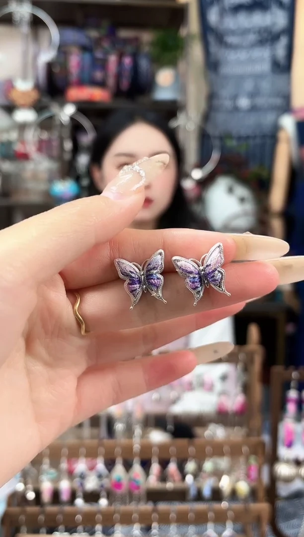 织绣民族风非遗老绣苗银饰品469