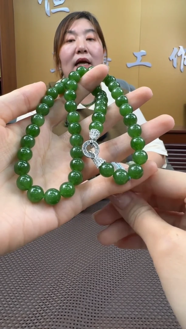 【闪购商品】和田玉项链未镶嵌9-10mm