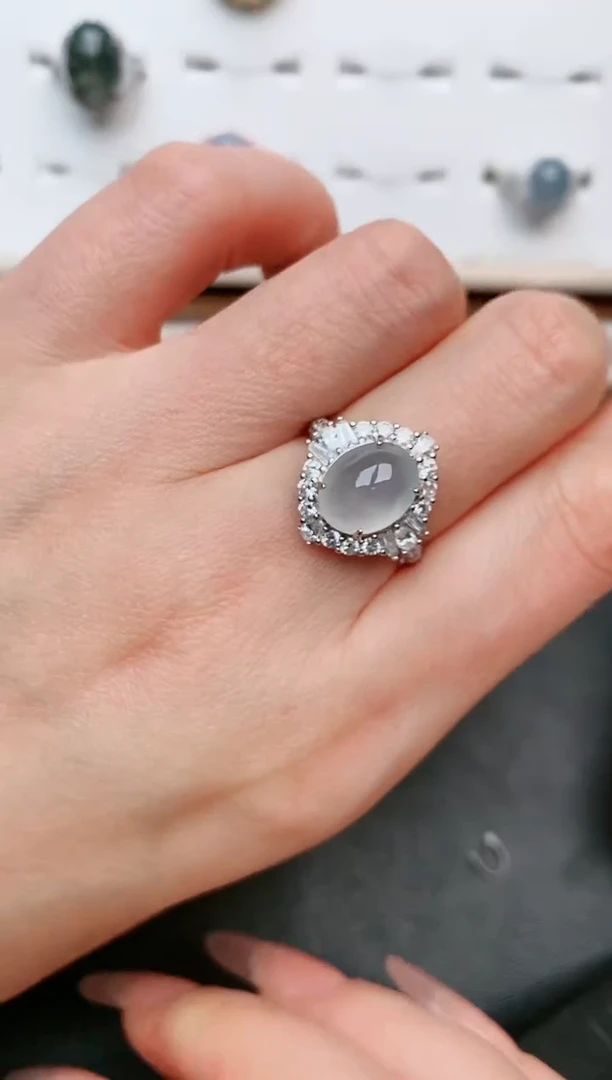 【闪购商品】翡翠戒指银S925镶嵌.....