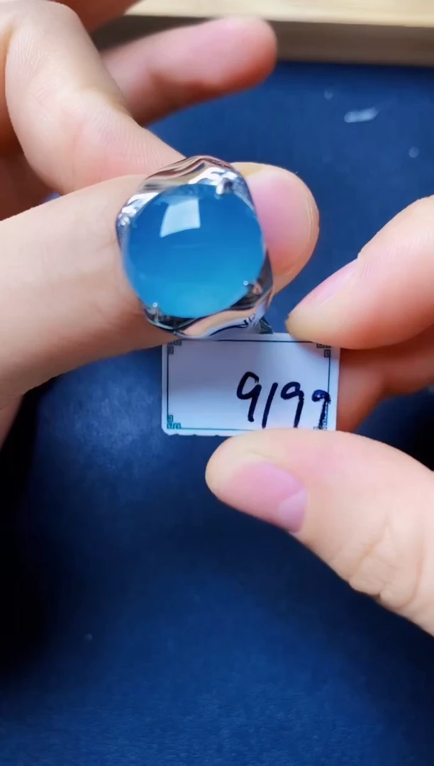 银S925镶嵌戒指翡翠2222222222