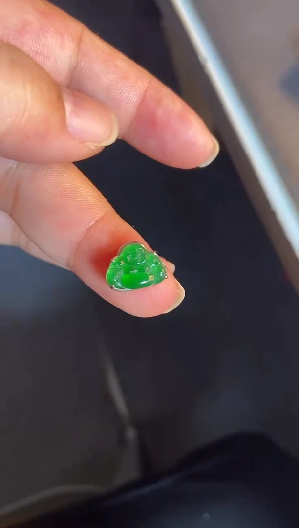 吊坠(不含链)银S925镶嵌翡翠1