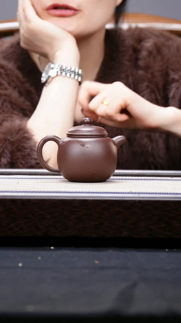 【闪购商品】紫砂茶壶深井紫泥  匏樽壶