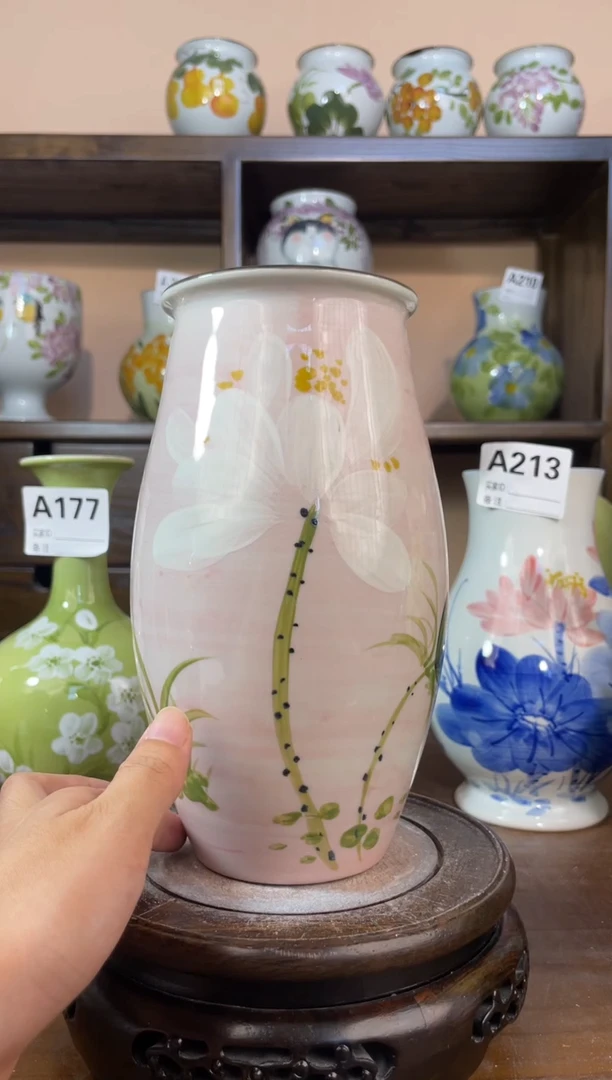 瓶景德镇手绘陶瓷花瓶 源头工厂
