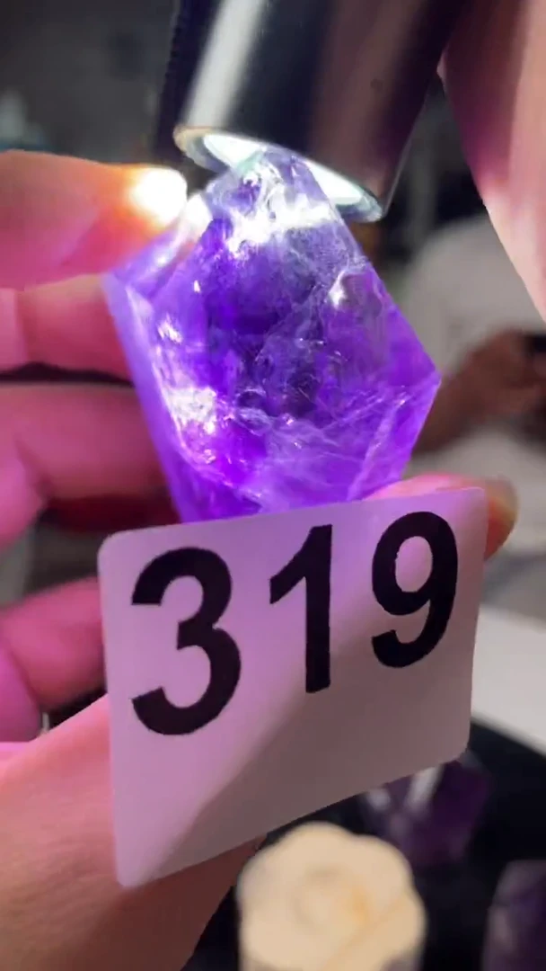 未镶嵌水晶大型摆件（非配饰）紫水晶权杖 多样性发其一