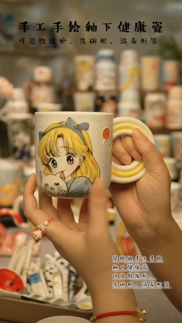 【闪购商品】杯陶瓷景德镇高温釉下彩@A131