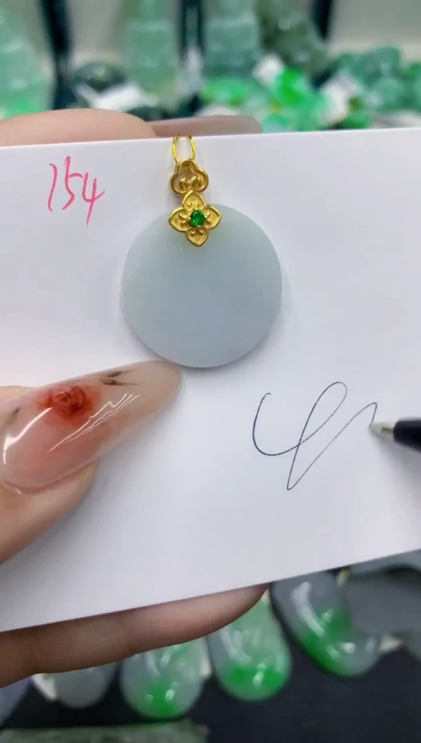 翡翠未镶嵌颈饰号链接111111111
