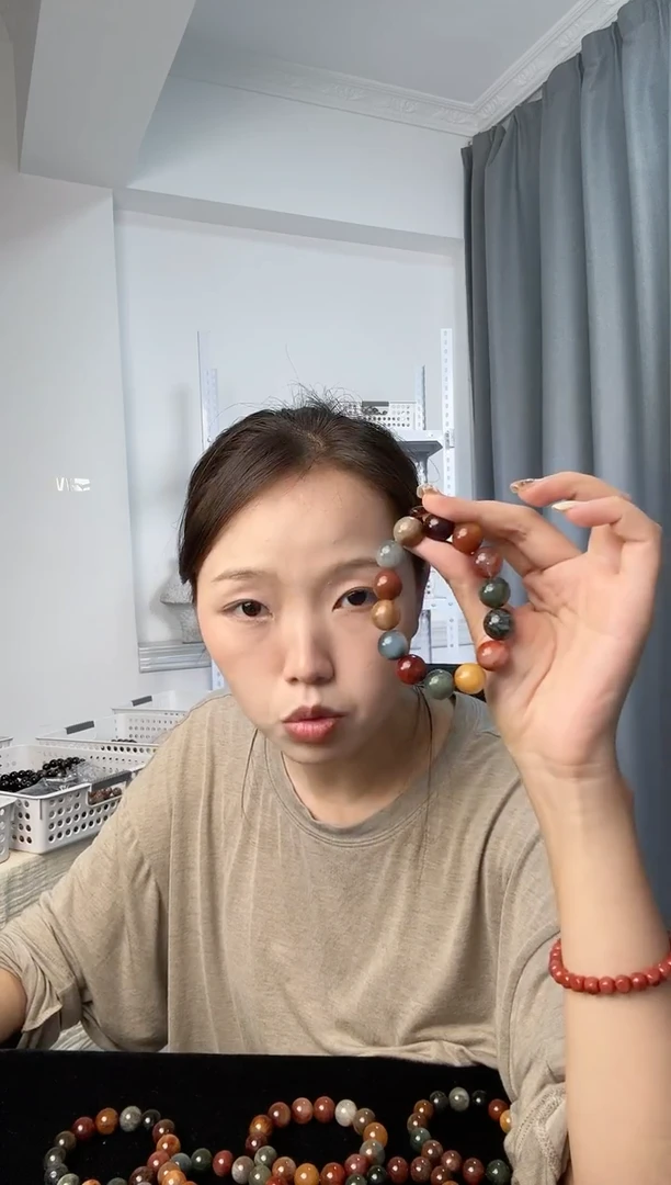 未镶嵌手串水晶彩兔毛手串