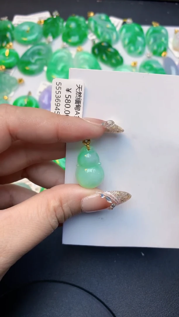 颈饰未镶嵌翡翠天然A货缅甸翡翠百元以上9元证书费自理