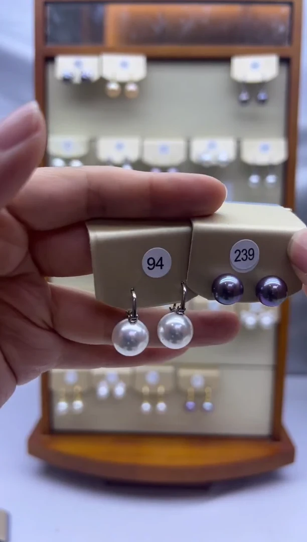 未镶嵌耳饰淡水珍珠94+239
