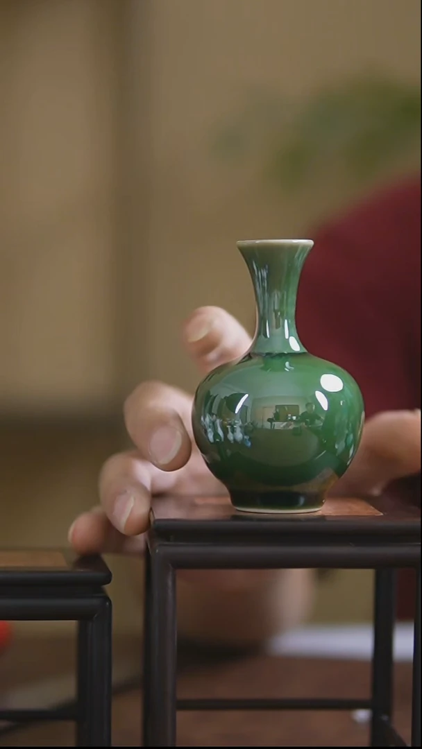 摆件景德镇手工小花瓶27