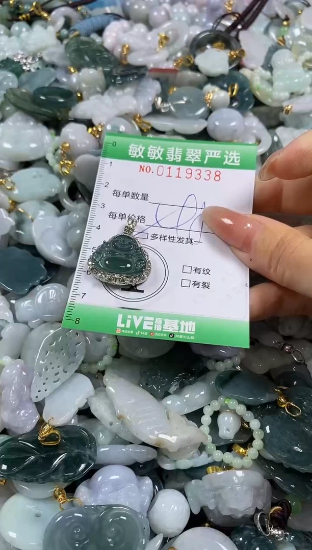 【闪购商品】翡翠颈饰未镶嵌闪购0119338多样性发其一