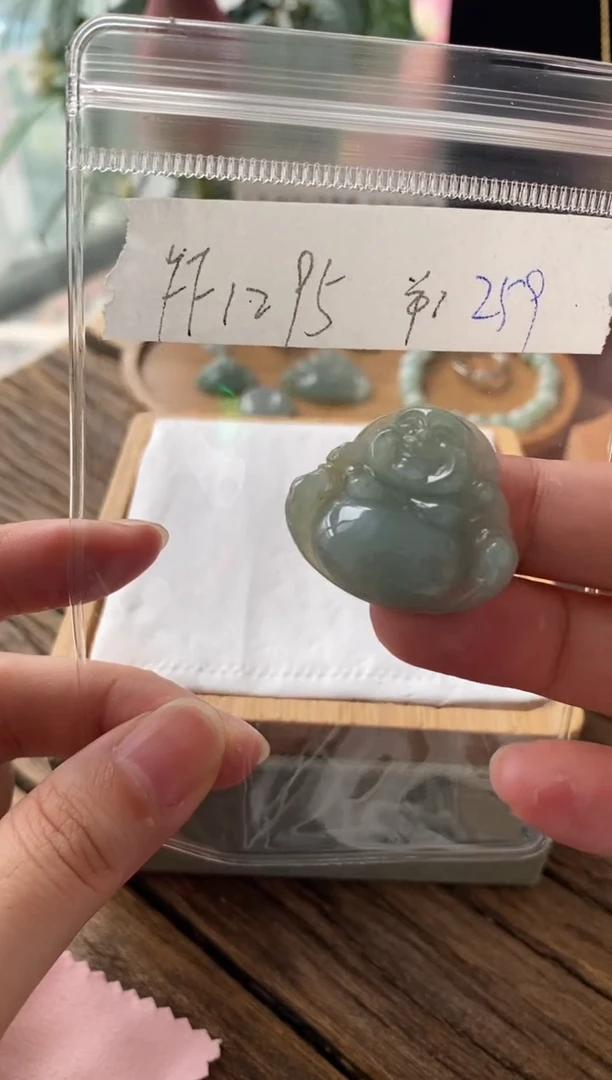 翡翠银S925镶嵌吊坠(不含链)FF1295