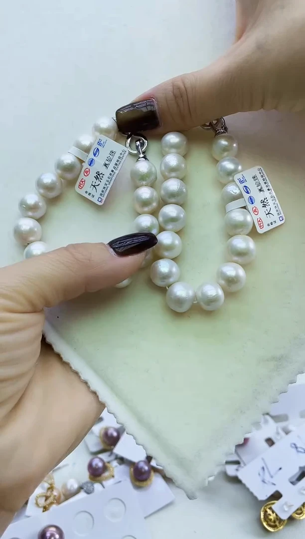 未镶嵌手链淡水珍珠白色系