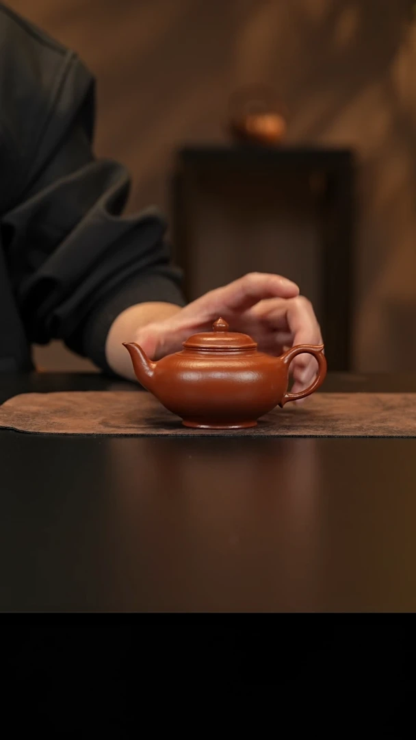 【闪购商品】紫砂茶壶允禾斋wdx2 朱泥 笑樱