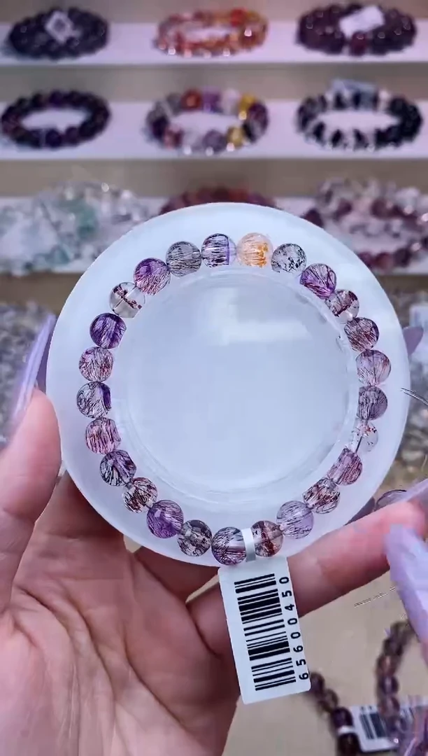 水晶手链未镶嵌仙女超七单圈7m+