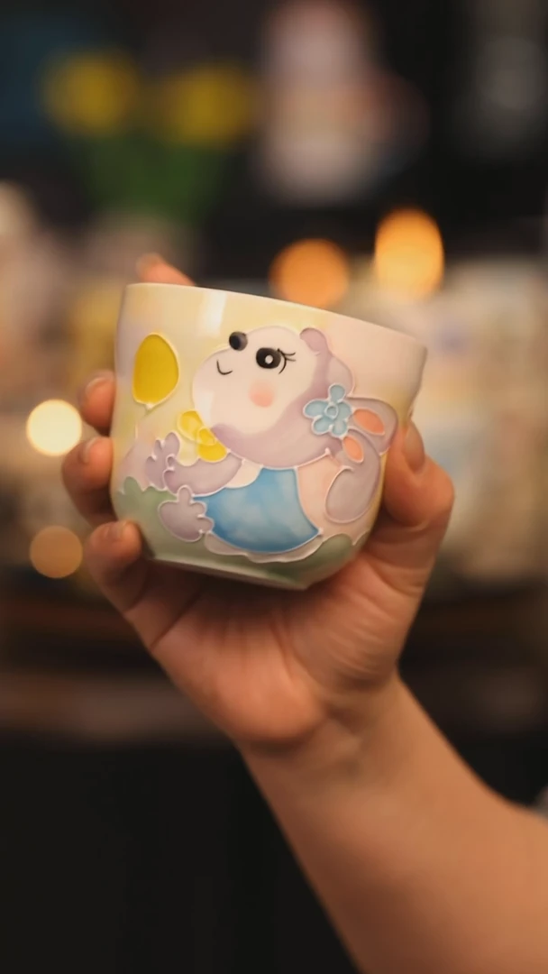 【闪购商品】摆件景德镇釉下彩绘设计师款陶瓷