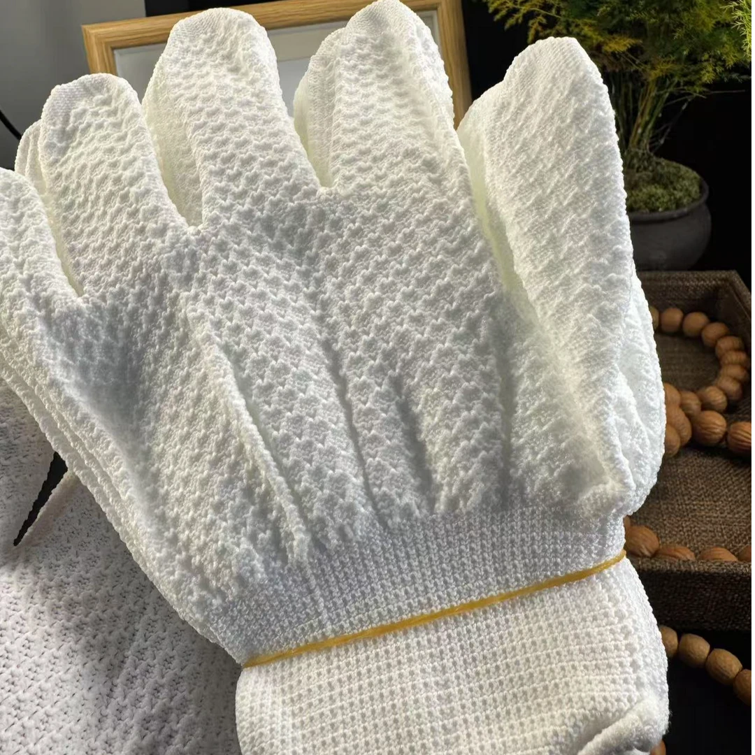 菠萝纹文玩纳米手套加厚盘珠手串核桃星月木抛光打底包浆打底上色