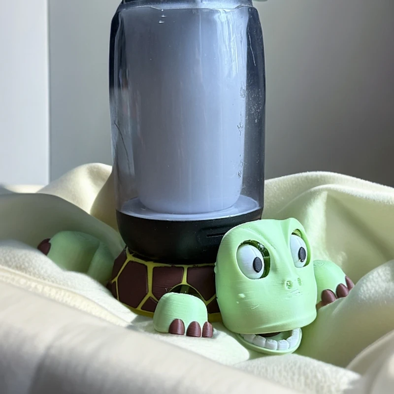 网红爆款3d打印王八杯垫一惊一乍的杯垫创意可爱水杯杯子乌龟