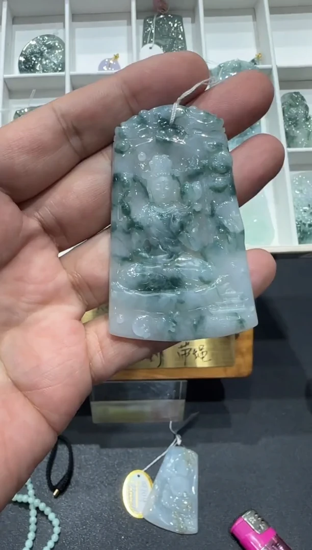 未镶嵌挂件翡翠抽****蛋A货翡翠多样性孤品