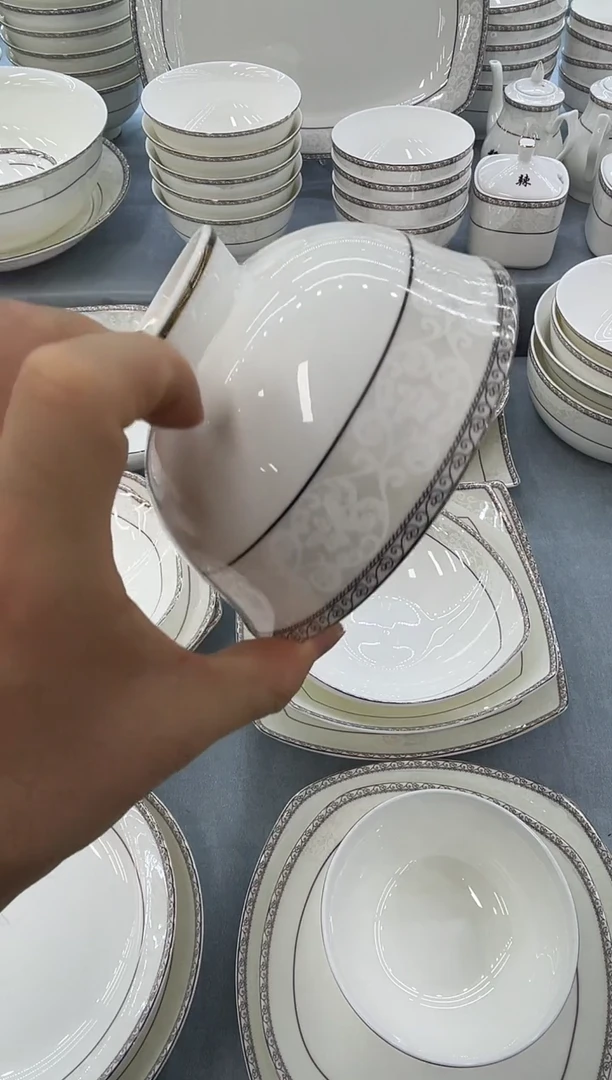 骨瓷玲珑5高6个