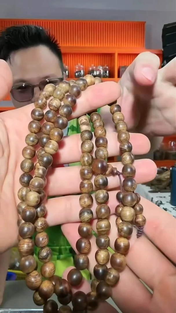 沉香手串97号长串46g0.9多样性发一