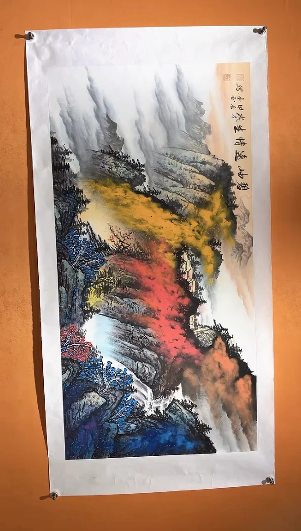 国画刘金玉老师亲笔手绘