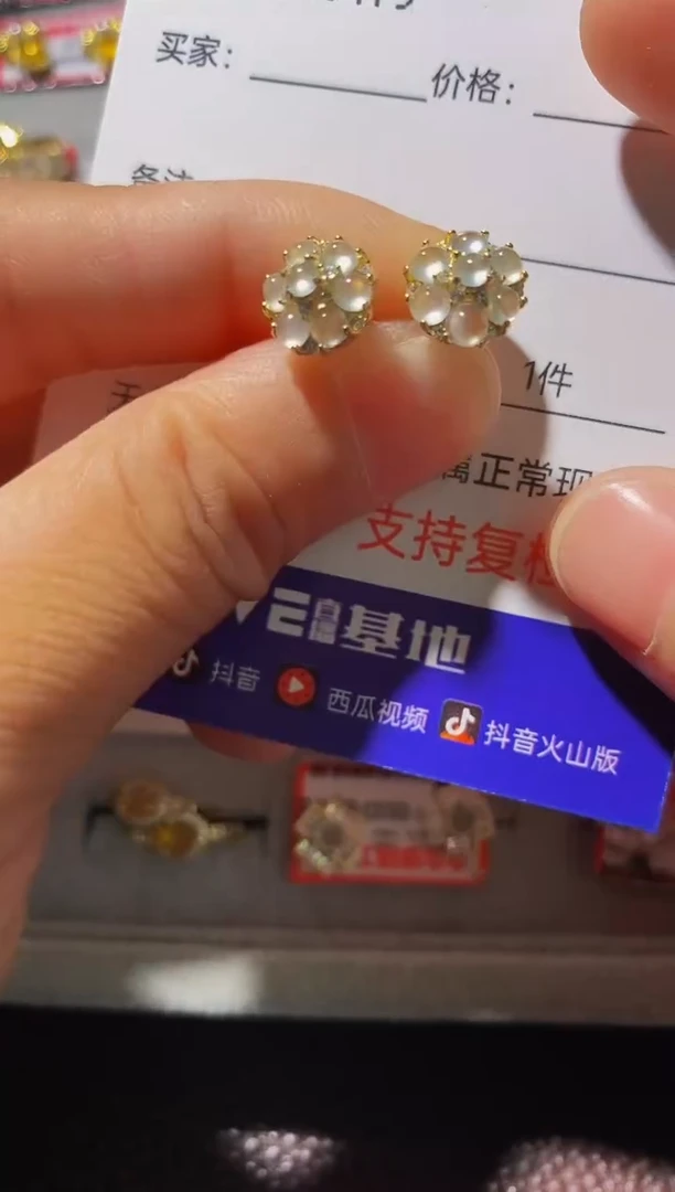 翡翠戒指银S925镶嵌..............