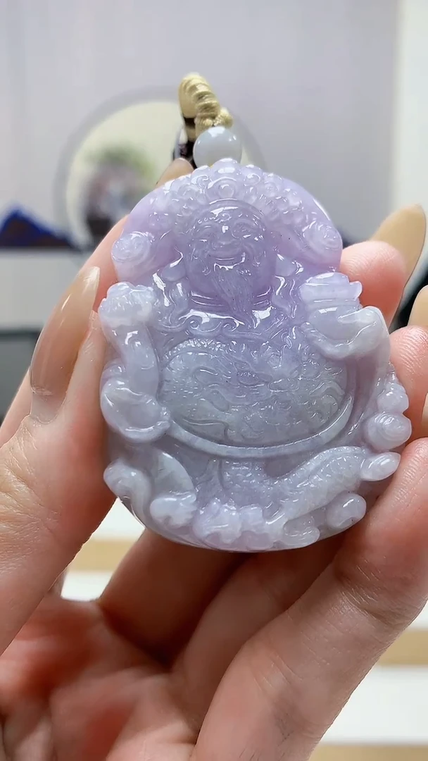 未镶嵌定制翡翠4688MM-毛货挂件153