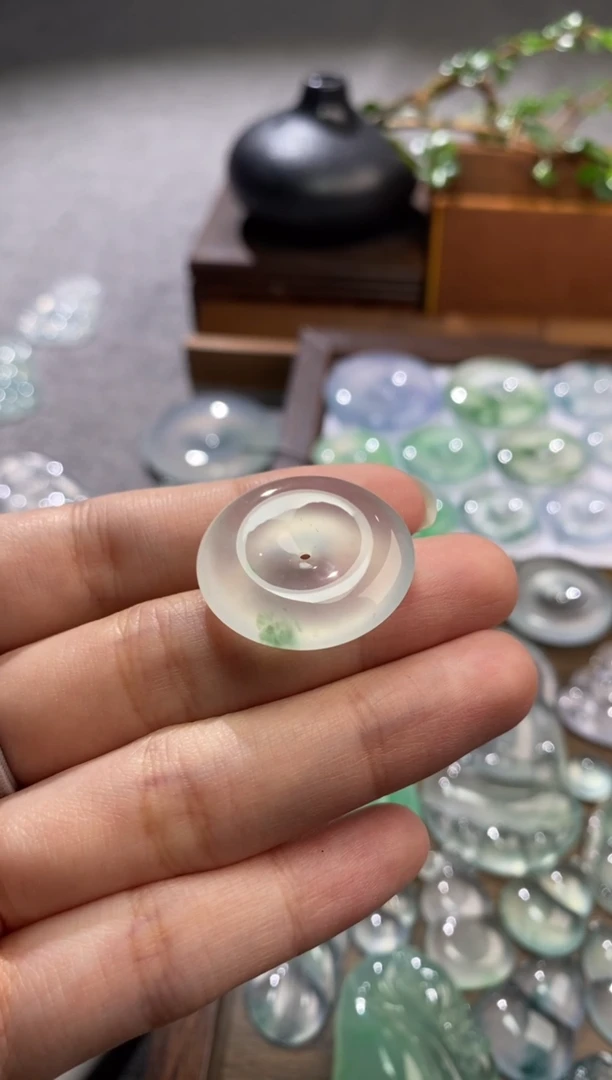 吊坠(不含链)未镶嵌翡翠扣子