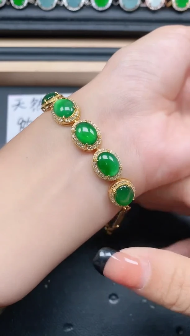 翡翠戒指银S925镶嵌1111111