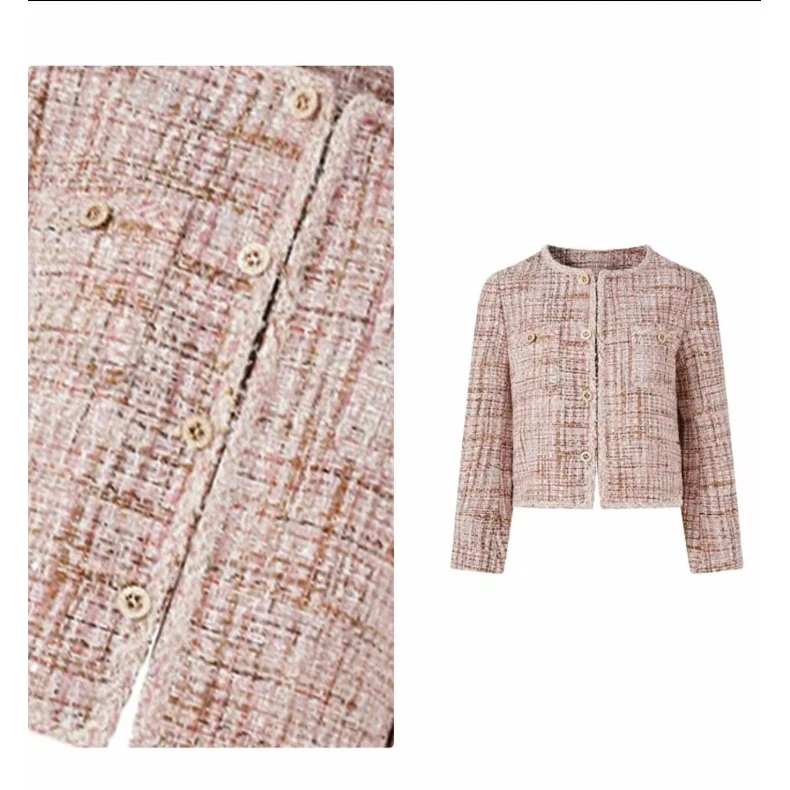 【高奢系列】秋冬新款  重工设计感小香风外套Y23018~Z