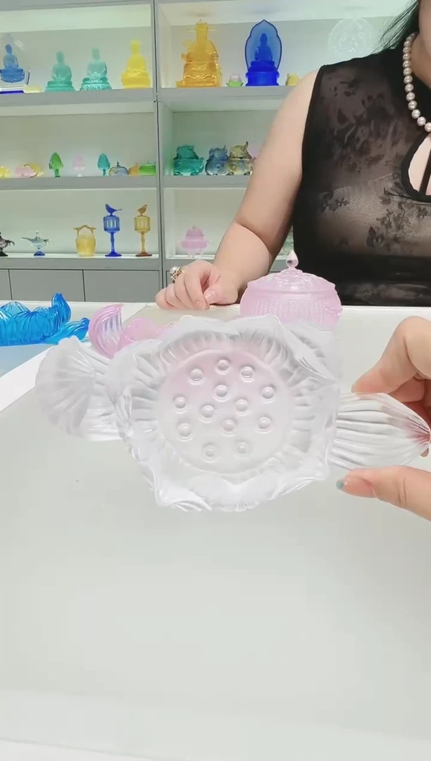 手工艺品琉璃古法琉璃底座