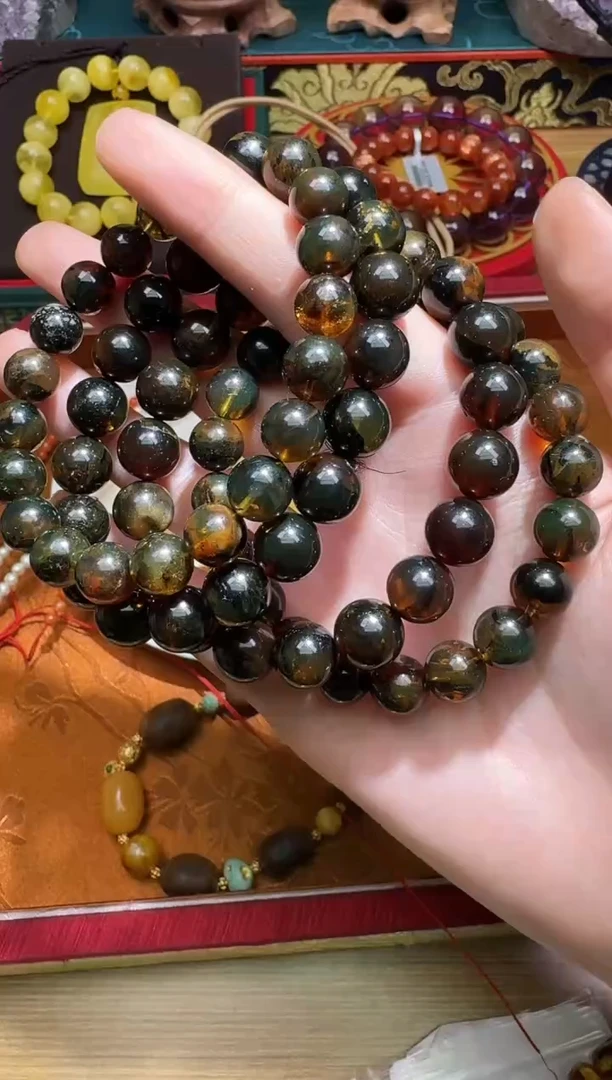 手链琥珀未镶嵌多样性发一件 098