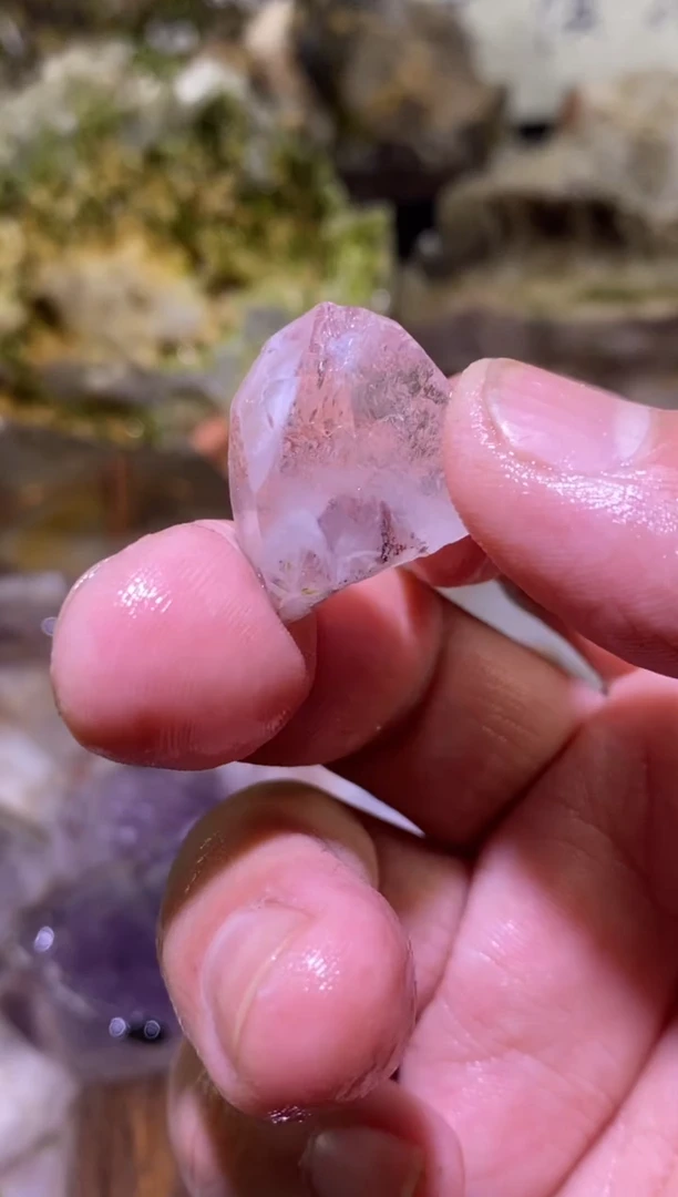 未镶嵌珠宝半成品水晶149号四川美姑超七花园水晶