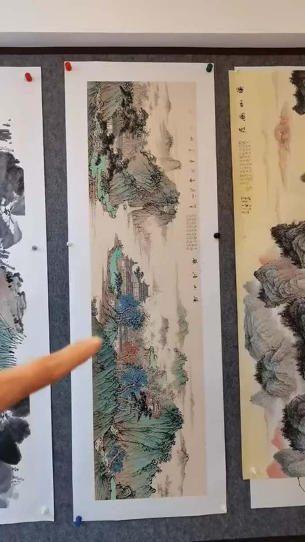 溪山清韵180*50cm