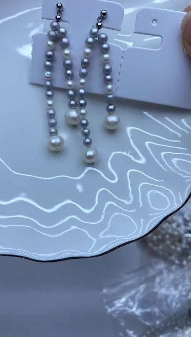 未镶嵌耳饰淡水珍珠耳环