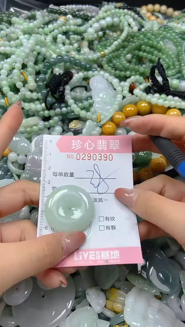 翡翠未镶嵌颈饰闪购0290390