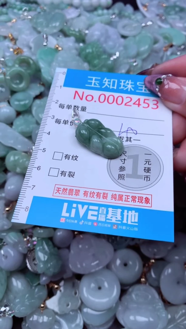 吊坠(不含链)未镶嵌翡翠2453