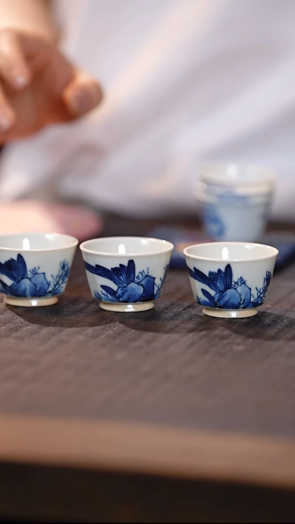 茶盏WLK007十方兰草