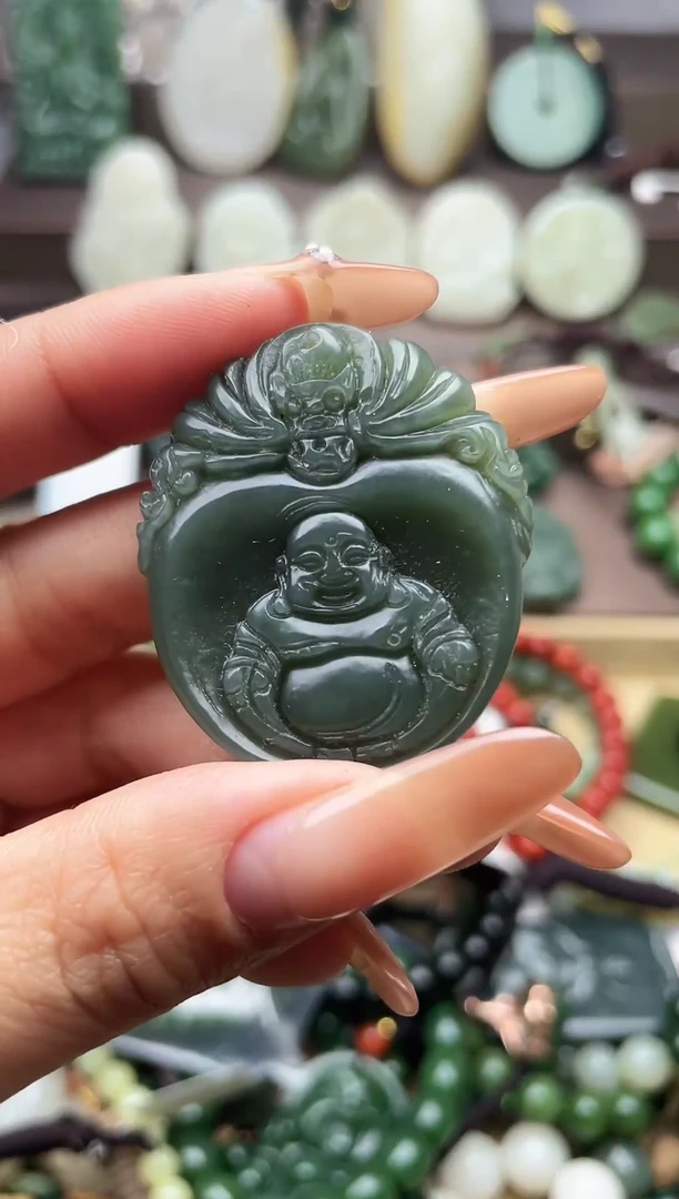 颈饰未镶嵌和田玉未镶嵌和田玉吊坠多样性拍一发一