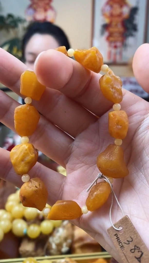 【闪购商品】琥珀手串未镶嵌手串