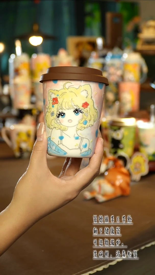 景德镇陶瓷手工手绘&A639