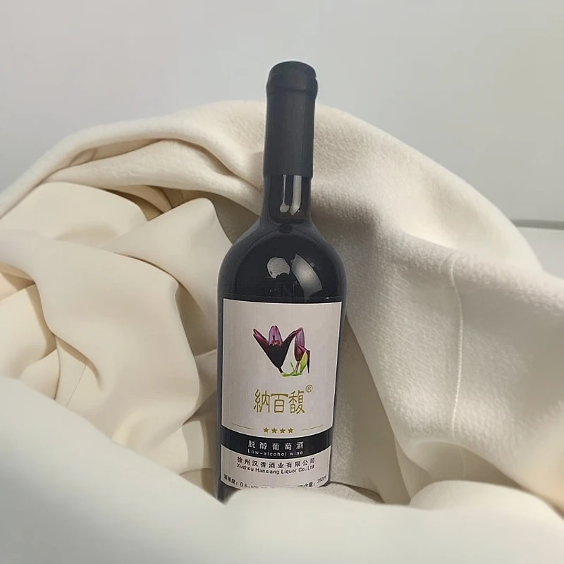 纳百馥脱醇葡萄酒：高级发酵陈酿红葡萄酒750ml果味佳酿
