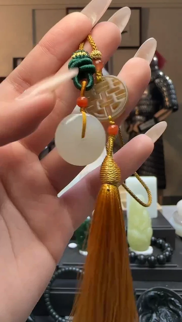 【闪购商品】和田玉平安扣未镶嵌挂坠