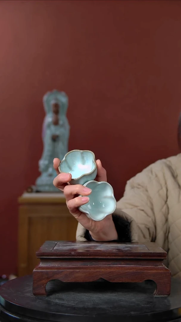 摆件大宋官窑【桃花杯】