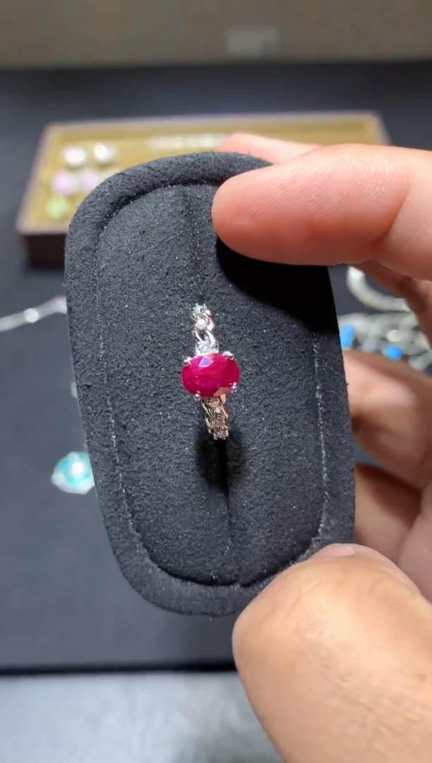 未镶嵌戒指红宝石R23【多样性发其一】