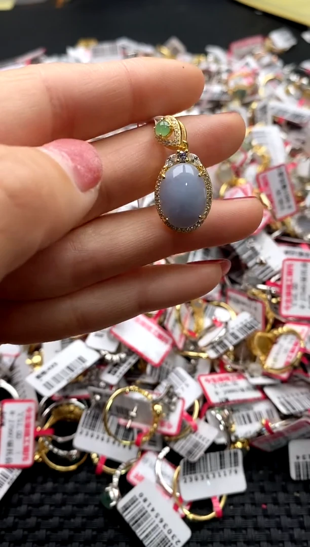 【闪购商品】翡翠戒指银S925镶嵌11111111   6